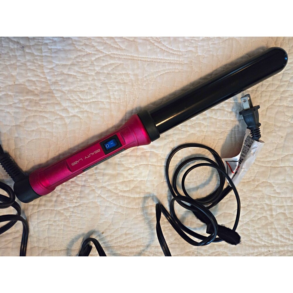 Beauty Labs Sexy Hair 1in Ceramic Curling Iron wand Swivel Cord 400°F